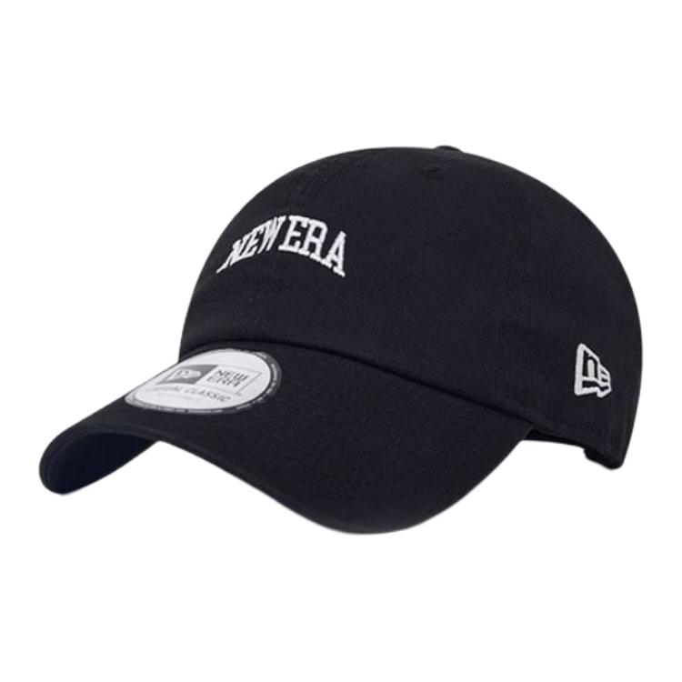 

New Era Хлопковая бейсболка унисекс черная, Black