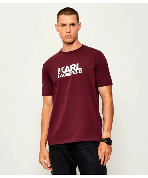 

Футболка Regular fit Karl Lagerfeld, красный