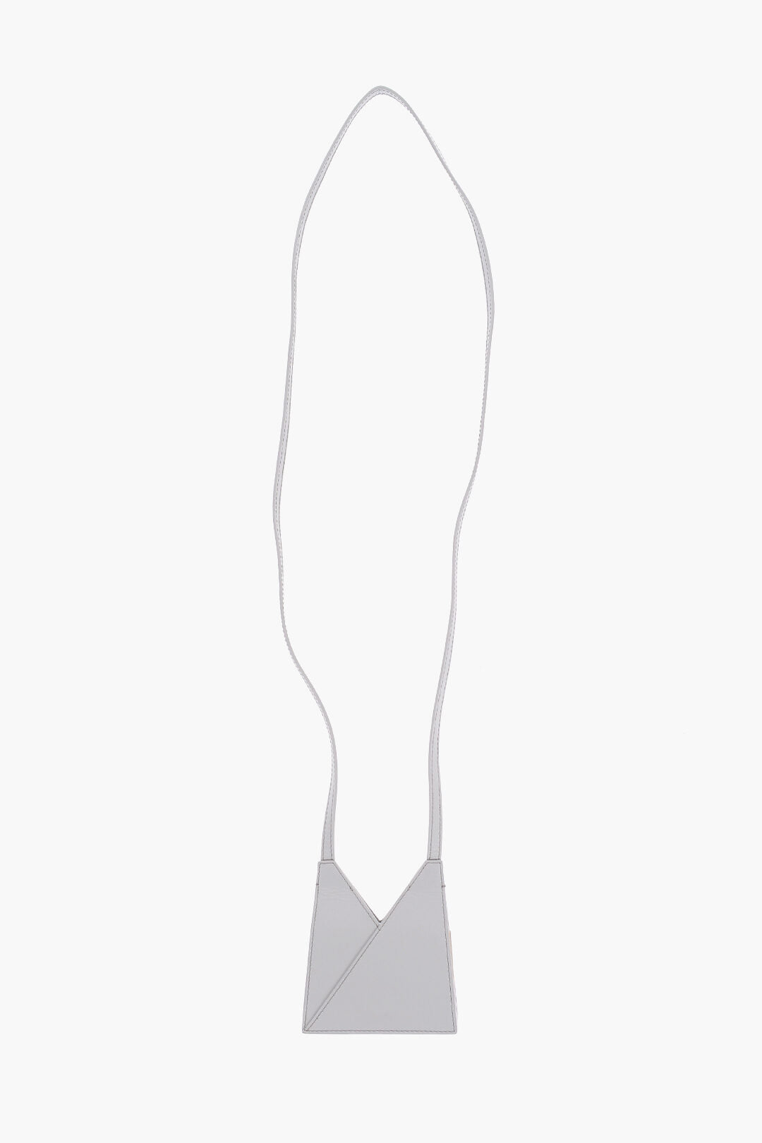 

Кожаный шейный кошелек Maison Margiela Mm6, серый