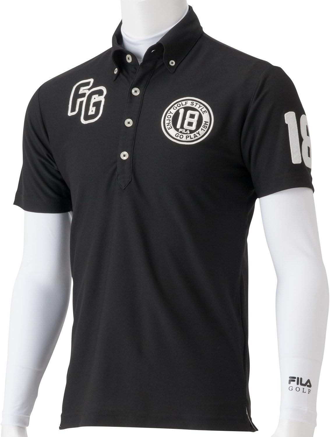 

Мужская рубашка для гольфа Fila Golf 745501, черный