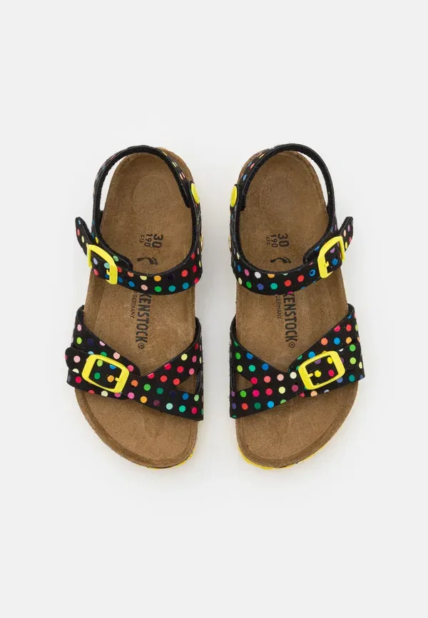 Сандалии Rio kids digital dots Birkenstock, черный — фото 4