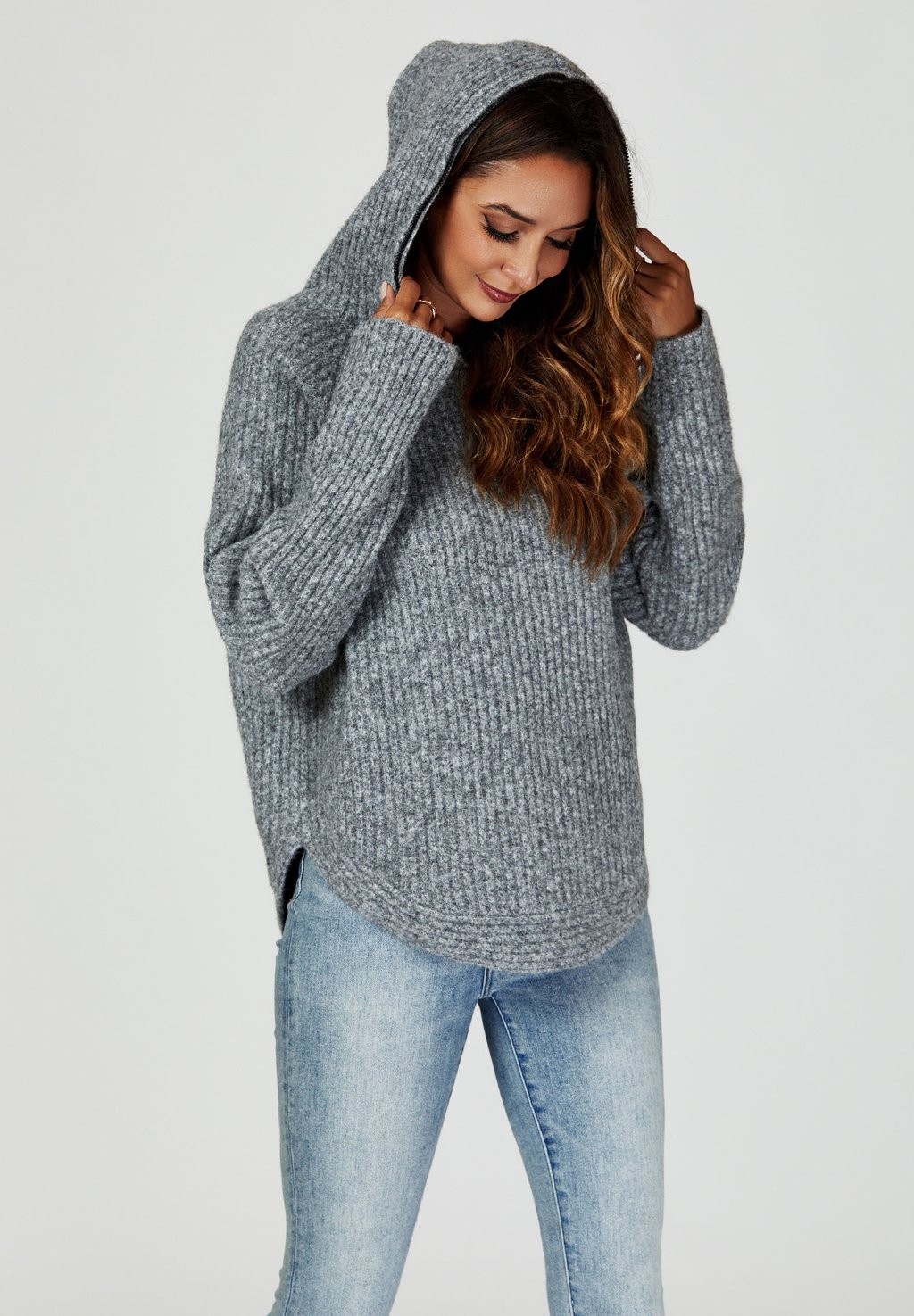 

Толстовка с капюшоном ZIP FRONT FS Collection, серый