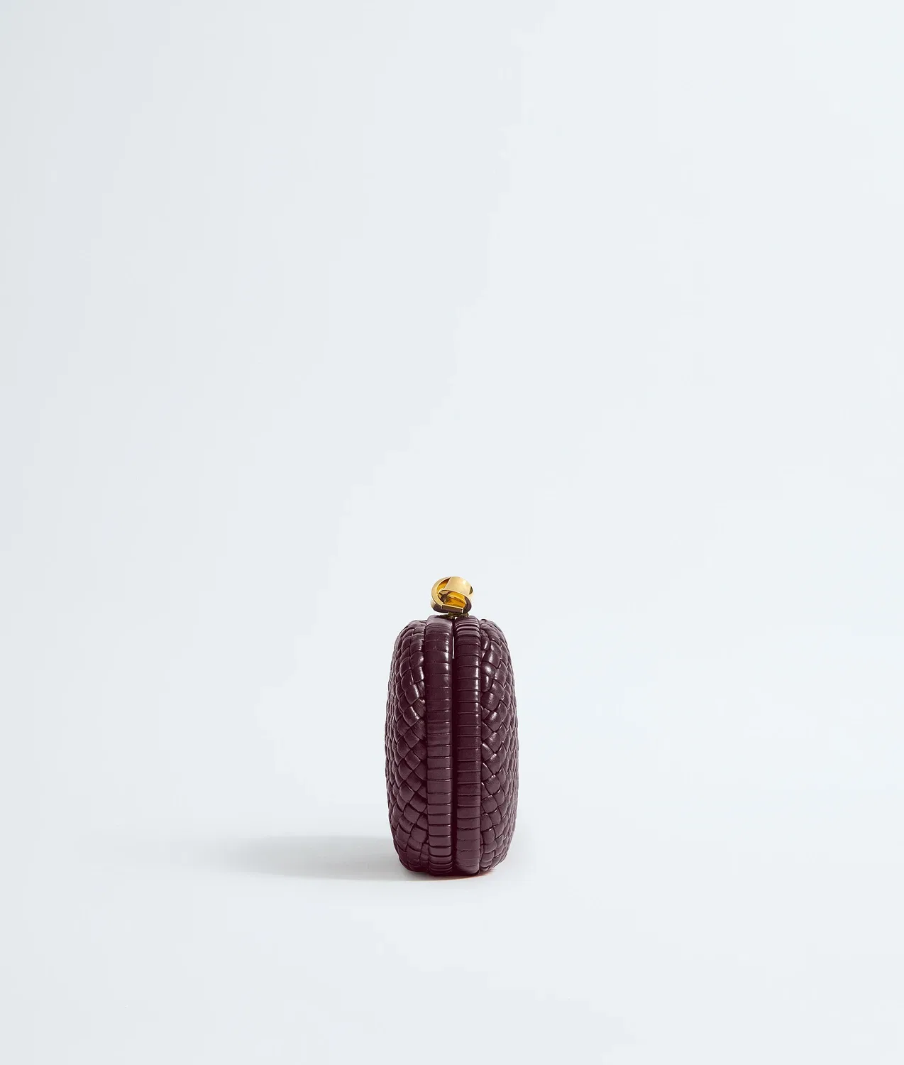 Мягкий Узел BOTTEGA VENETA, бордовый — фото 4