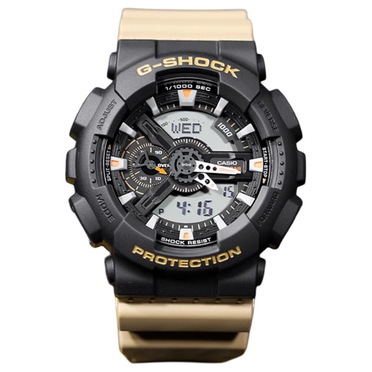 

CASIO Часы Men Liquid Crystal/Analog Dual Display Series Black Watch GA-110TU-1A5PR, GA-110TU-1A5PR