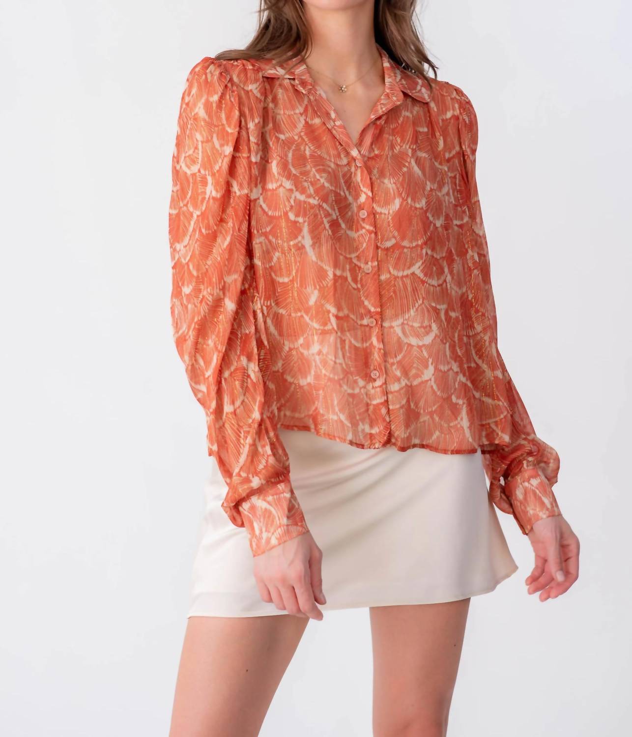 

Saylor Топ в цвете Multi Rust LAVENDER BROWN
