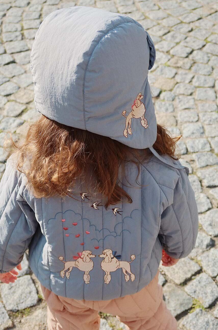 

Детский бомбер Konges Sløjd JUNO BOMBER JACKET, синий