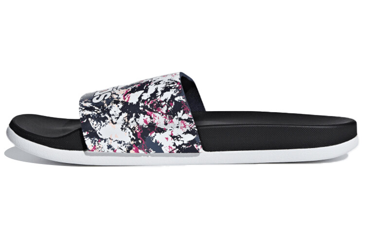 Шлепанцы Adilette Series женские, черные/белые Adidas