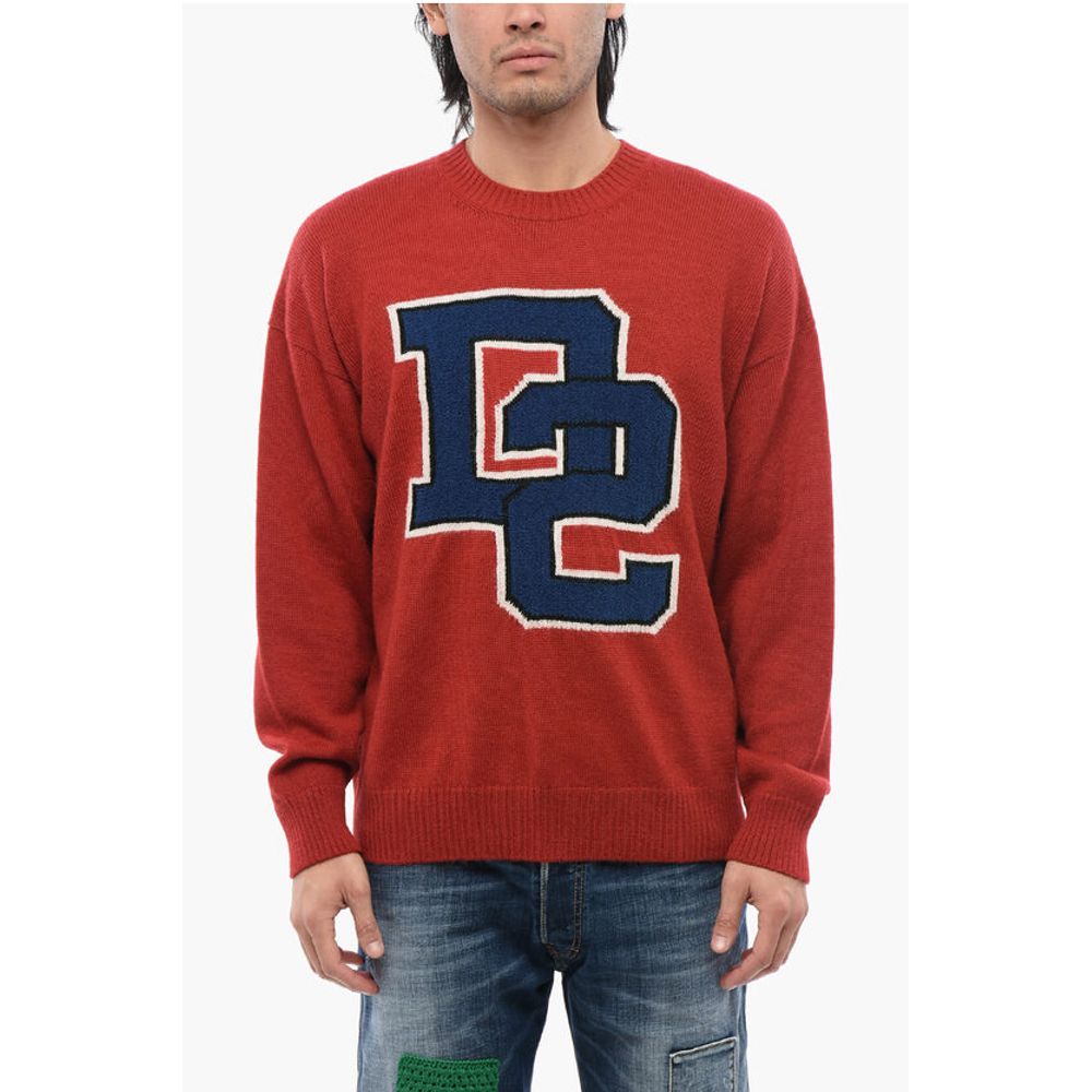 

Красный кожаный свитер Dsquared2, Red