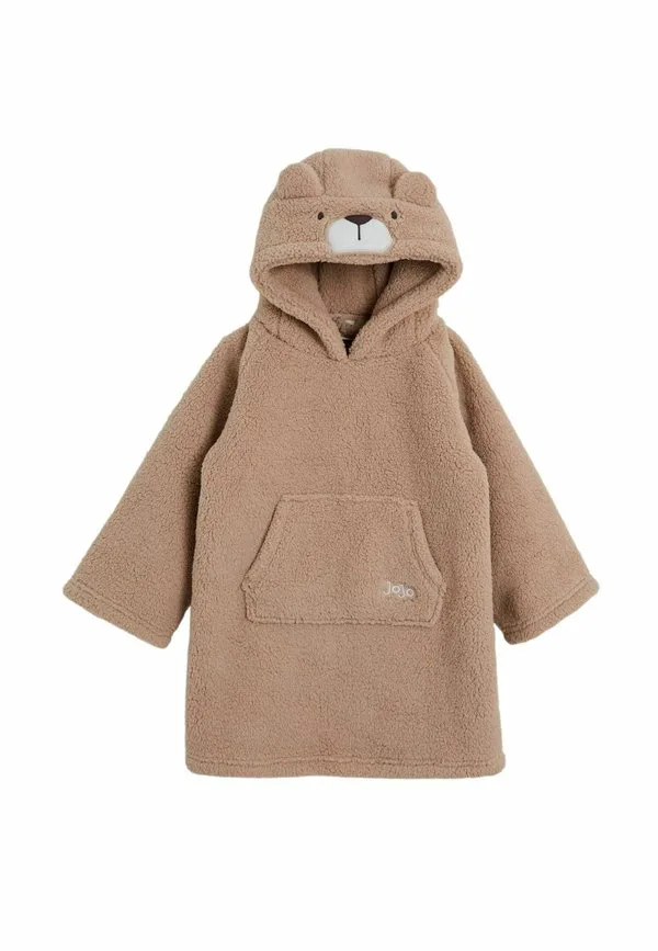 Уютный халат с капюшоном, стандартного кроя. Jojo Maman Bébé, Natural Bear
