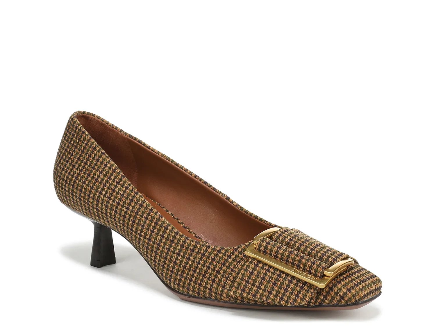 Туфли Franco Sarto Rainey Pump, Yellow Houndstooth Print Fabric