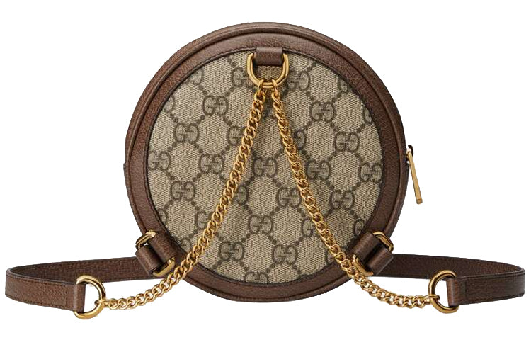 Рюкзак женский Gucci WMNS Ophidia Series GG Canvas Tape канвас, бежевый — фото 2
