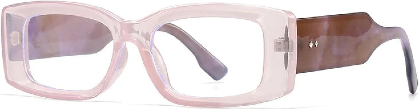 

Модные прямоугольные женские солнцезащитные очки класса люкс в стиле ретро, ​​конфетные цвета, прозрачный градиент, мужские очки с широкими дужками HHZZYVY, Purple Clear