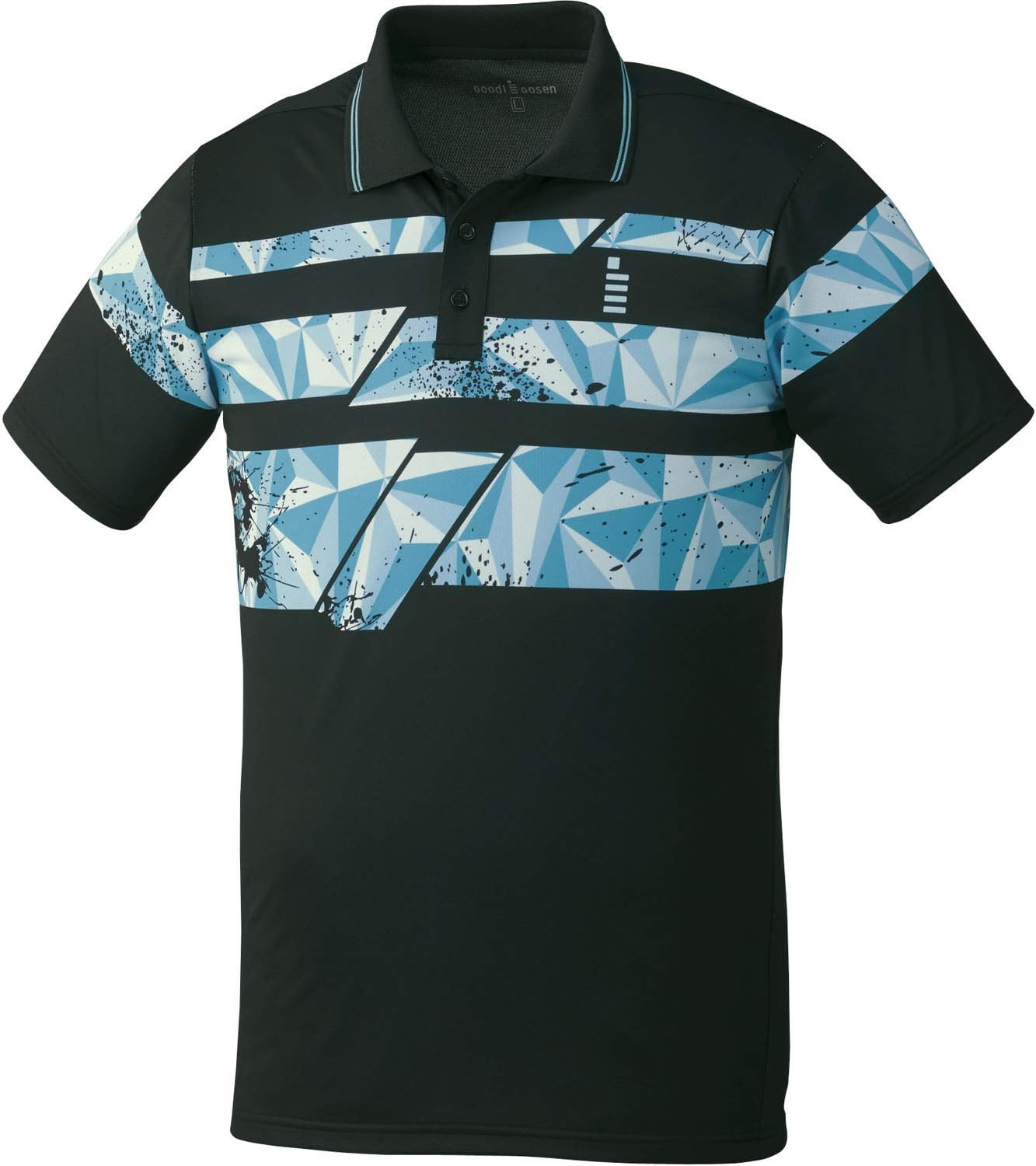 

Футболка для тенниса/бадминтона GOSEN, унисекс, сертифицирована Федерацией софт-тенниса Японии и Ассоциацией бадминтона Японии, черный