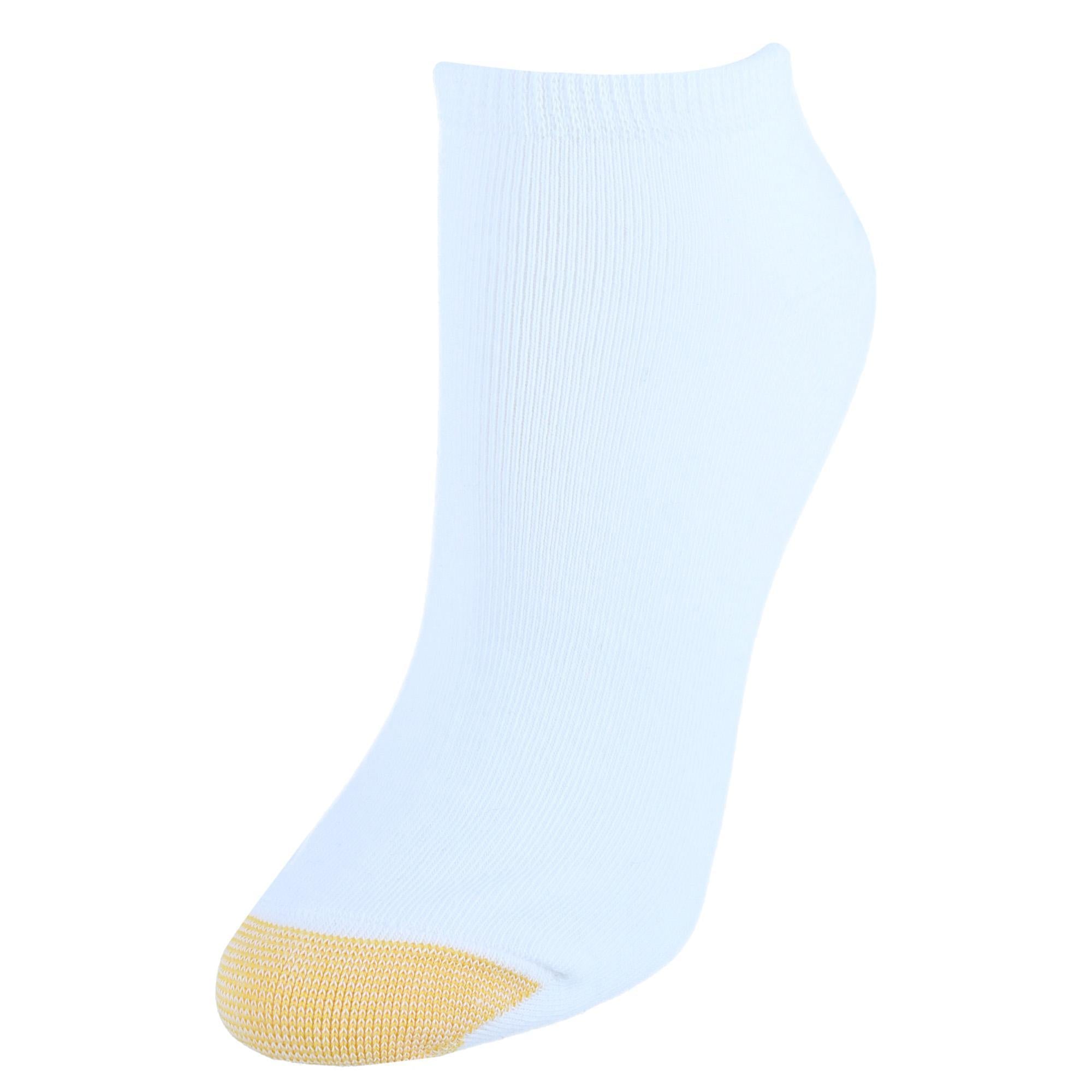 

Женские хлопковые носки-невидимки (упаковка из 6 шт.) Gold Toe, белый