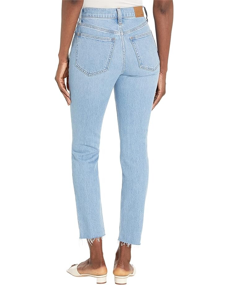 

Джинсы Madewell Perfect Vintage Jeans with Rips and Raw Hem in Bradwell Wash, цвет Bradwell Wash