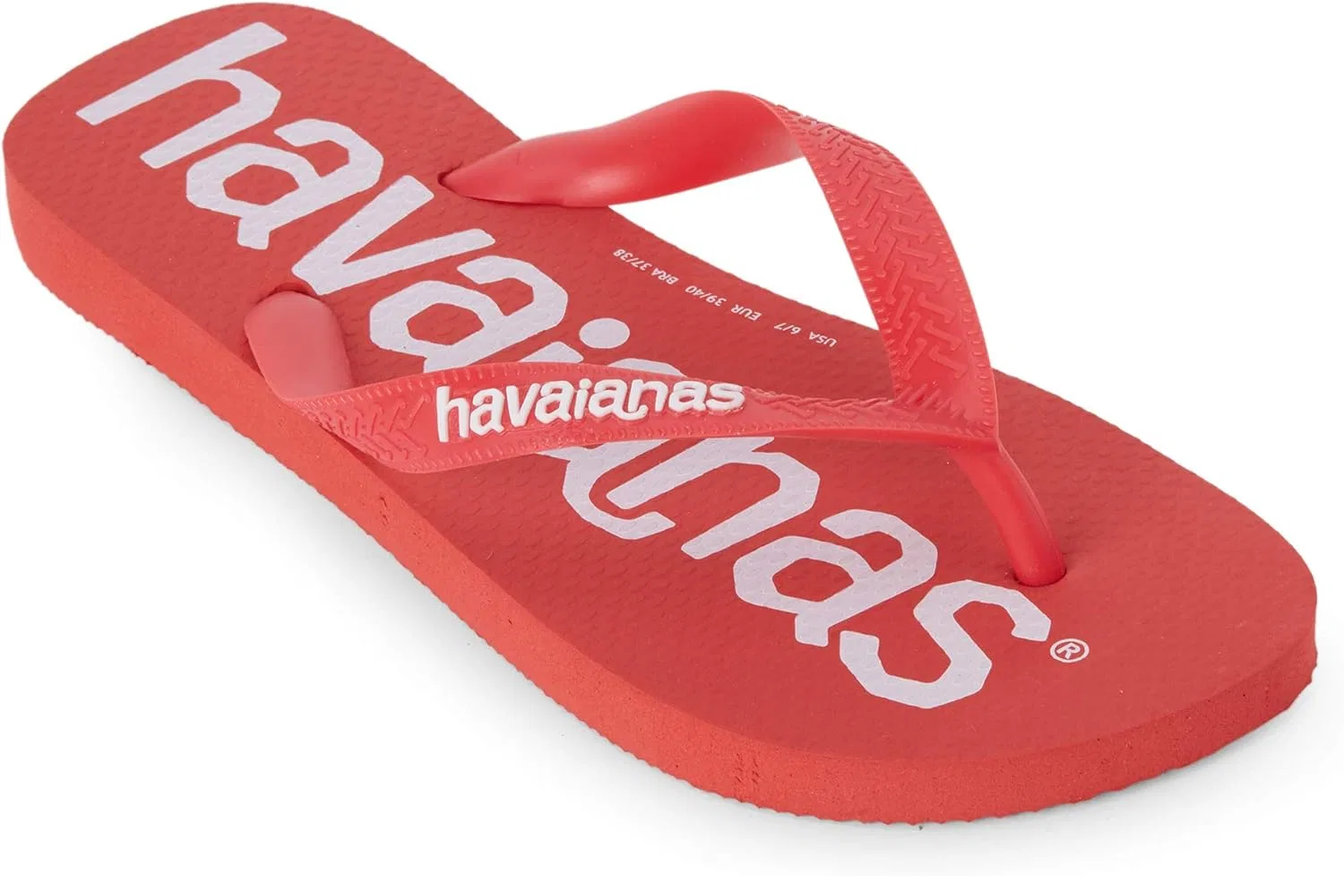 Шлепанцы Havaianas Top Logomania, красный