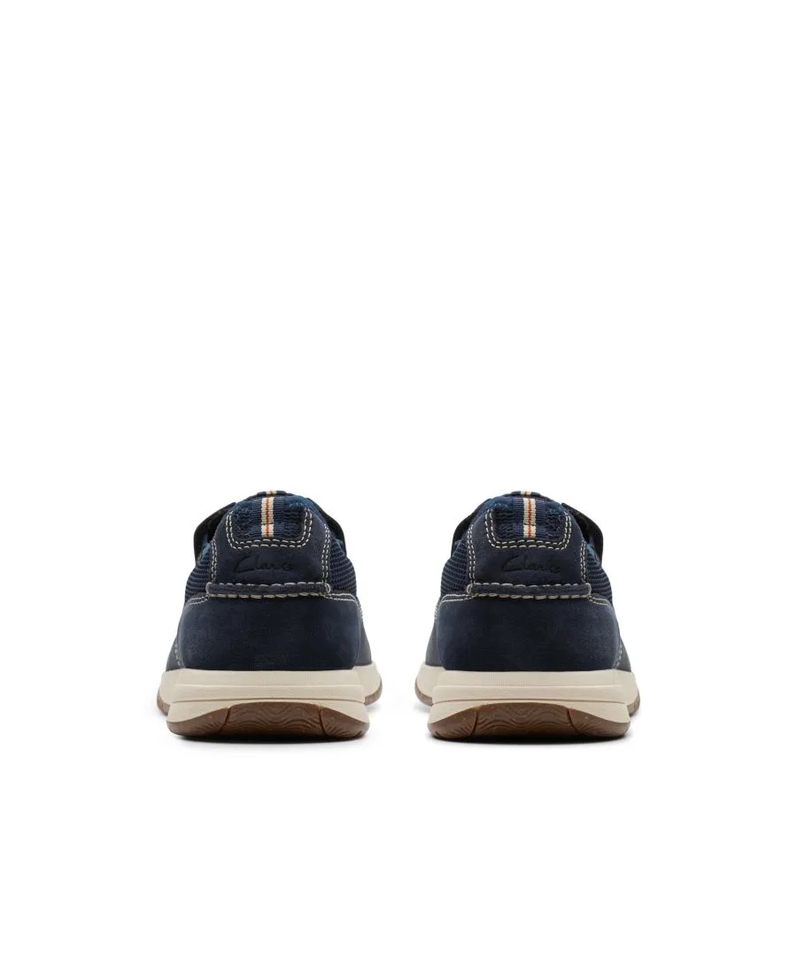 Мужские слипоны Sailview Step из коллекции Sailview Clarks, темно-синий nubuck — фото 3