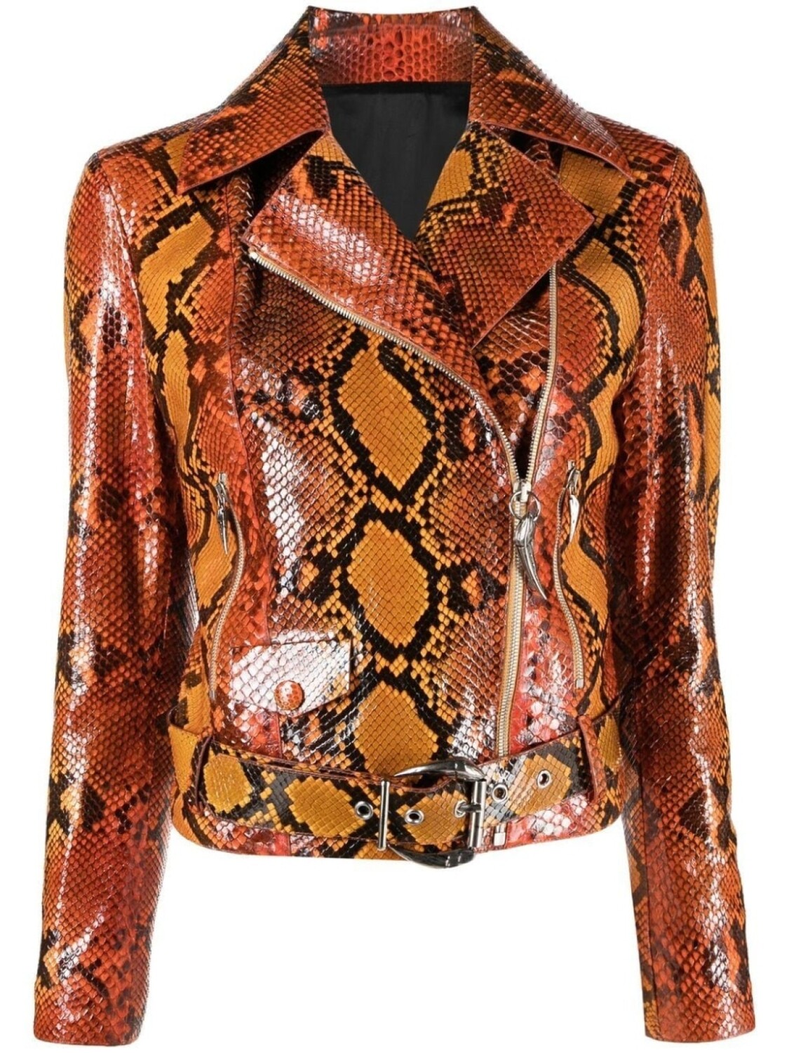 

Roberto Cavalli байкерская куртка, оранжевый