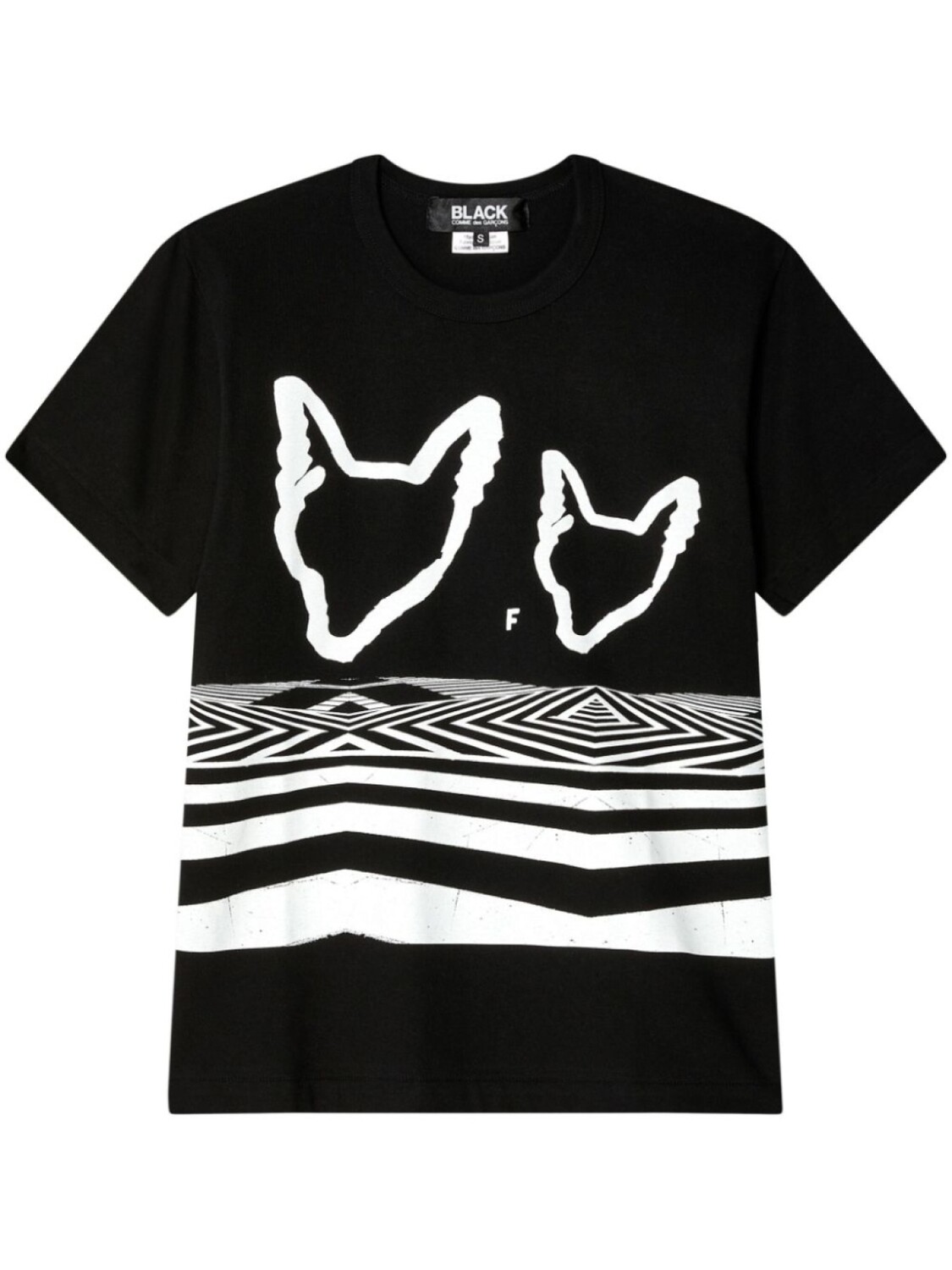 

Футболка с графичным принтом Black Comme Des Garçons, черный