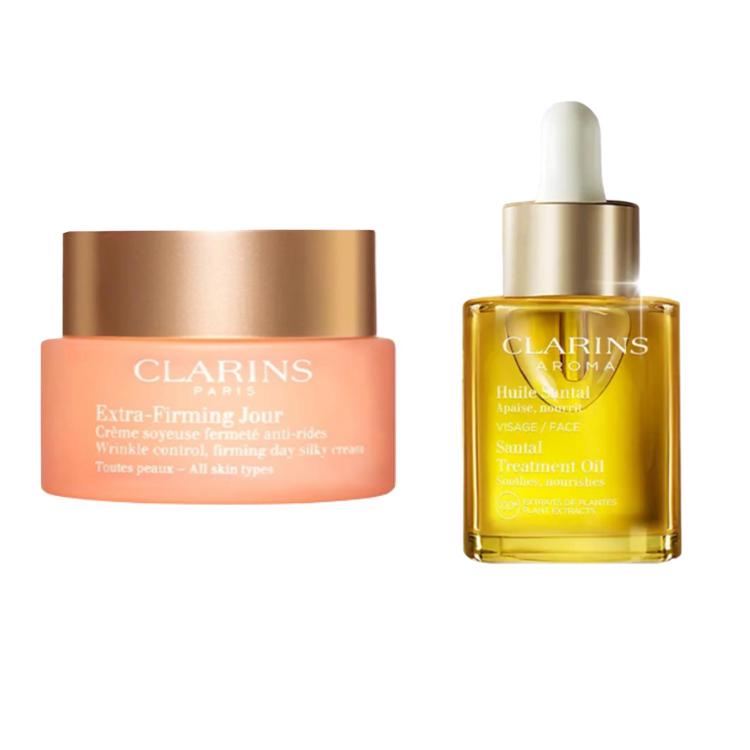 

Jiaoyunshi орхидея комфорт защитное масло восстанавливающее эластичность набор для ухода за кожей увлажняет и питает 30мл+50мл CLARINS