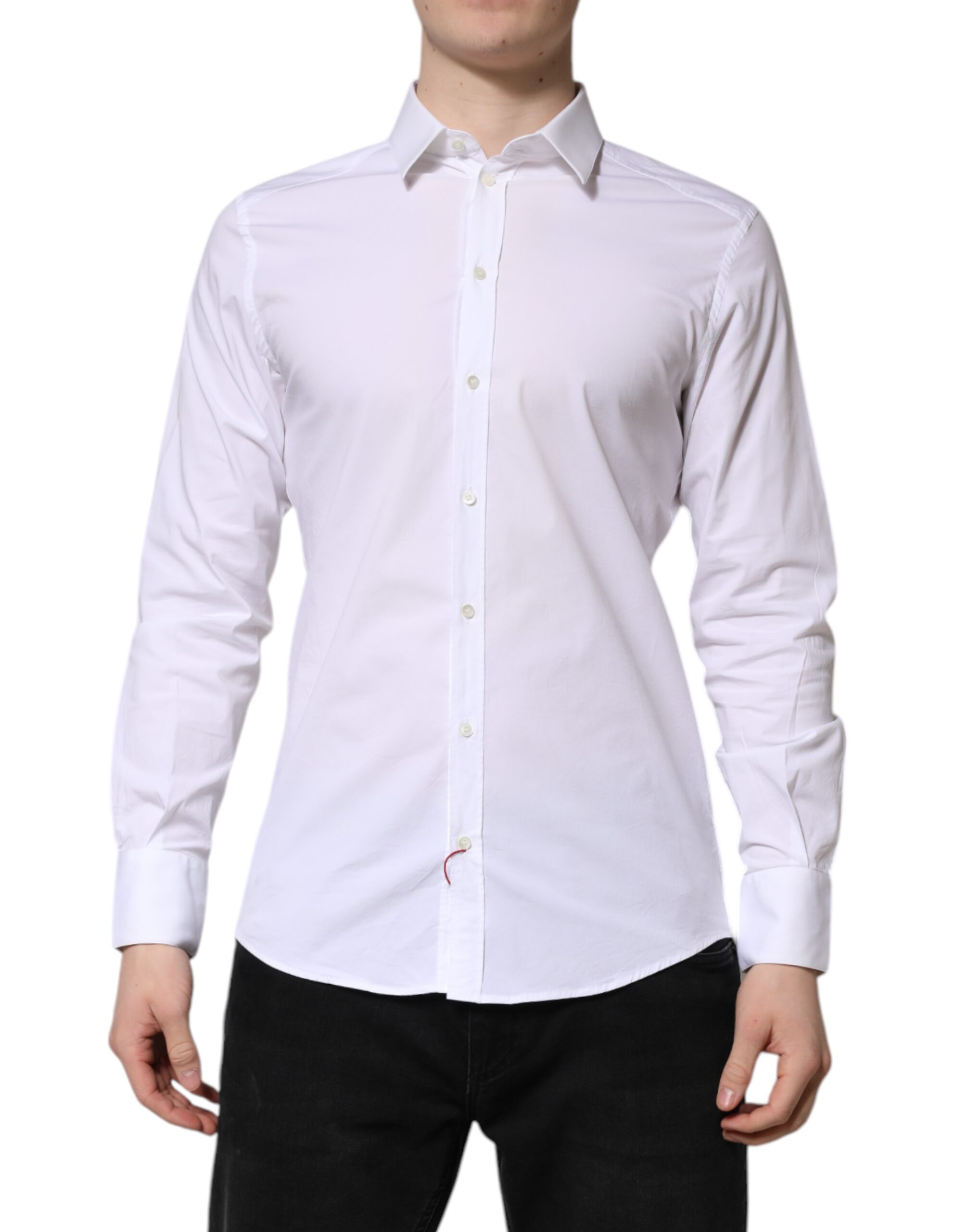 

Белая рубашка с длинным рукавом, строгая рубашка Dolce & Gabbana, White