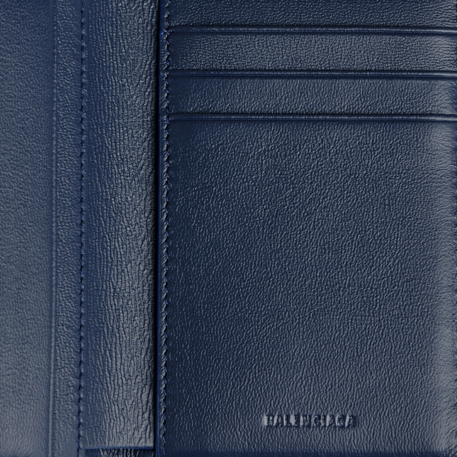 Мужское вертикальное складное портмоне cash в цвете темно-синий/бордовый BALENCIAGA, бордовый/темно-синий — фото 4