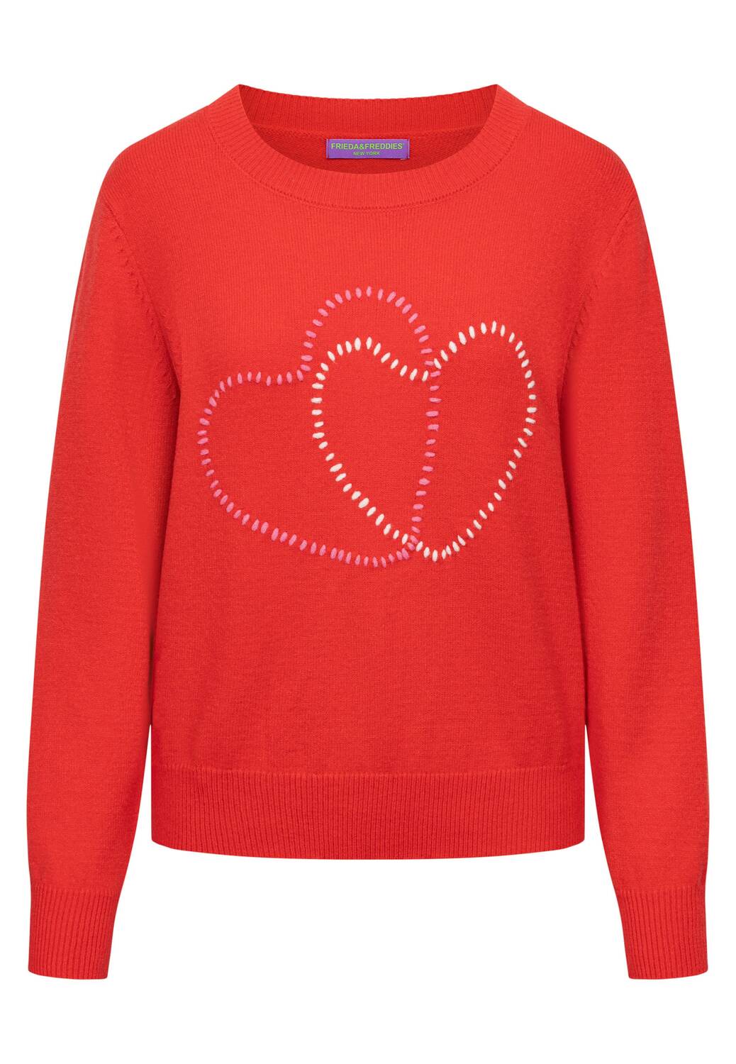 

Frieda & Freddies NY Свитер в ярко-красном цвете