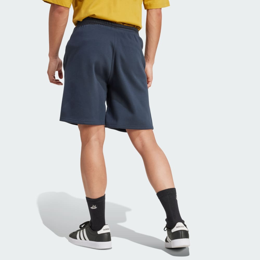 Шорты Adidas ALL SZN Fleece Shorts, цвет Aurora Ink — фото 2