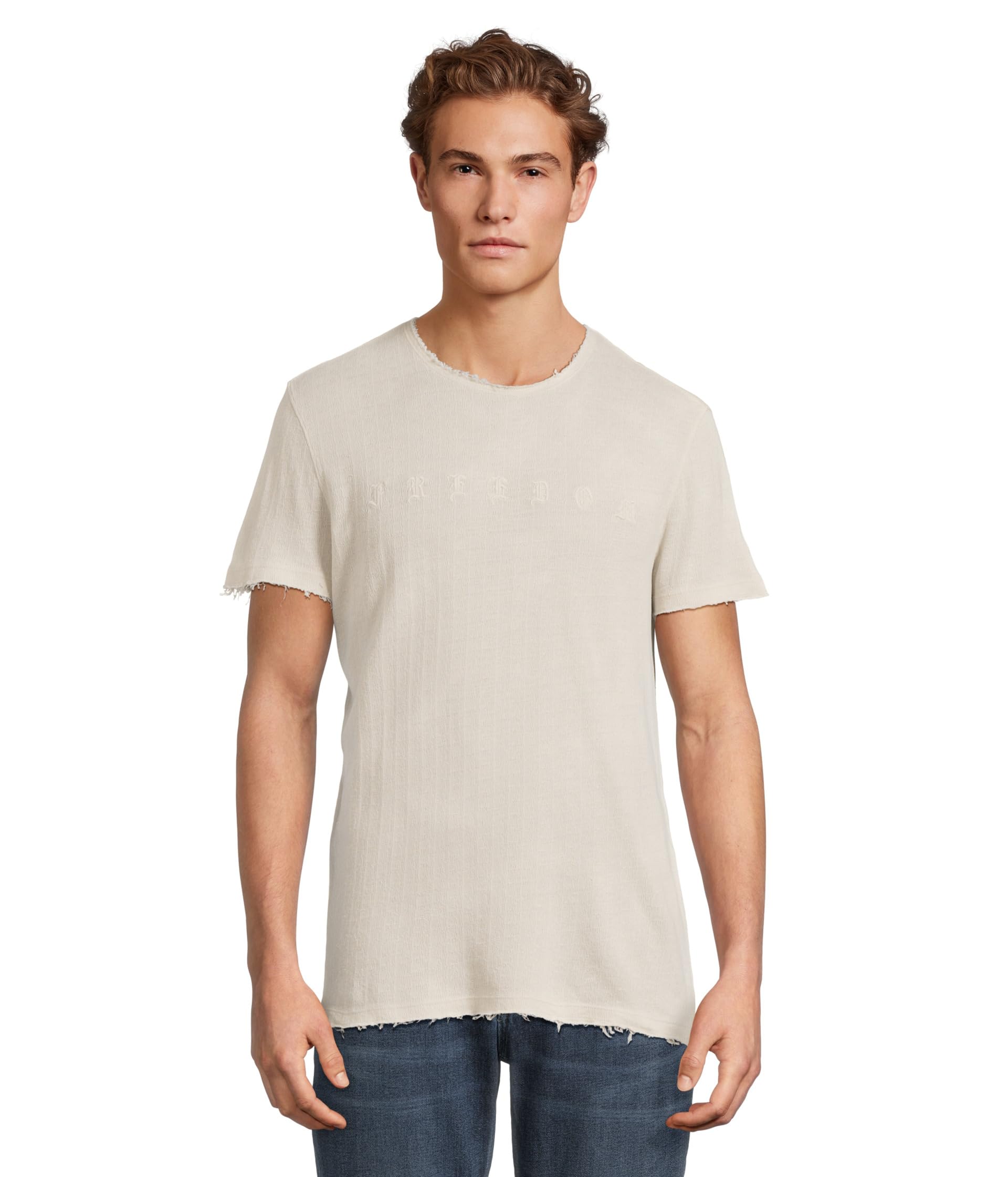 

Футболка John Varvatos Freedom Tee KG6931S25, цвет Salt