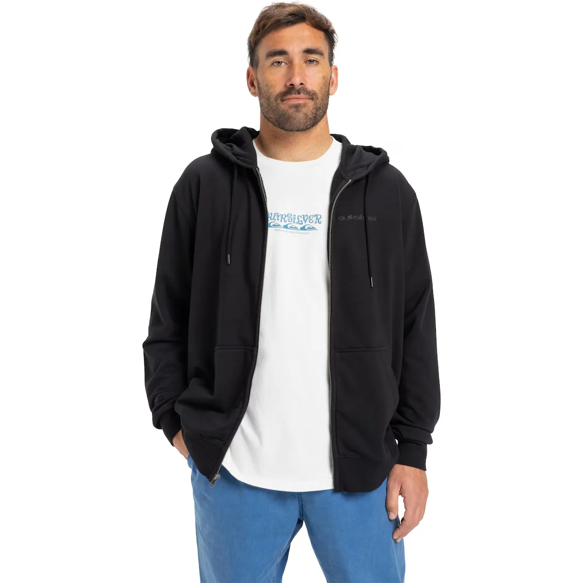 

Мужская толстовка Quiksilver Salt Water, черный