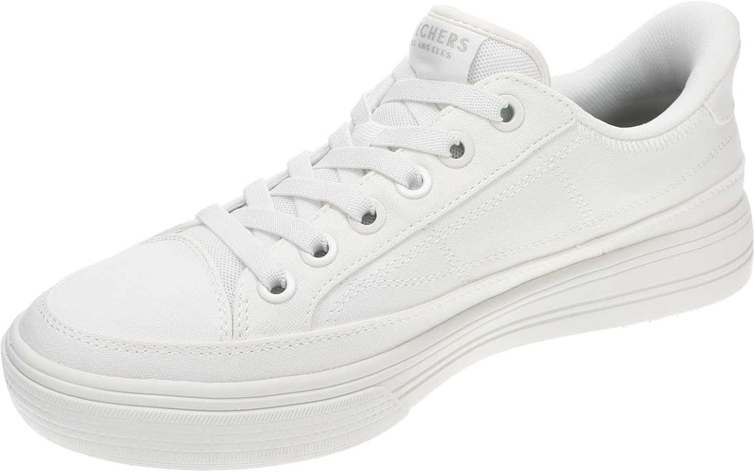 Мужские кроссовки Skechers Arch Fit Arcade - See Ya There без шнурков, белый — фото 4
