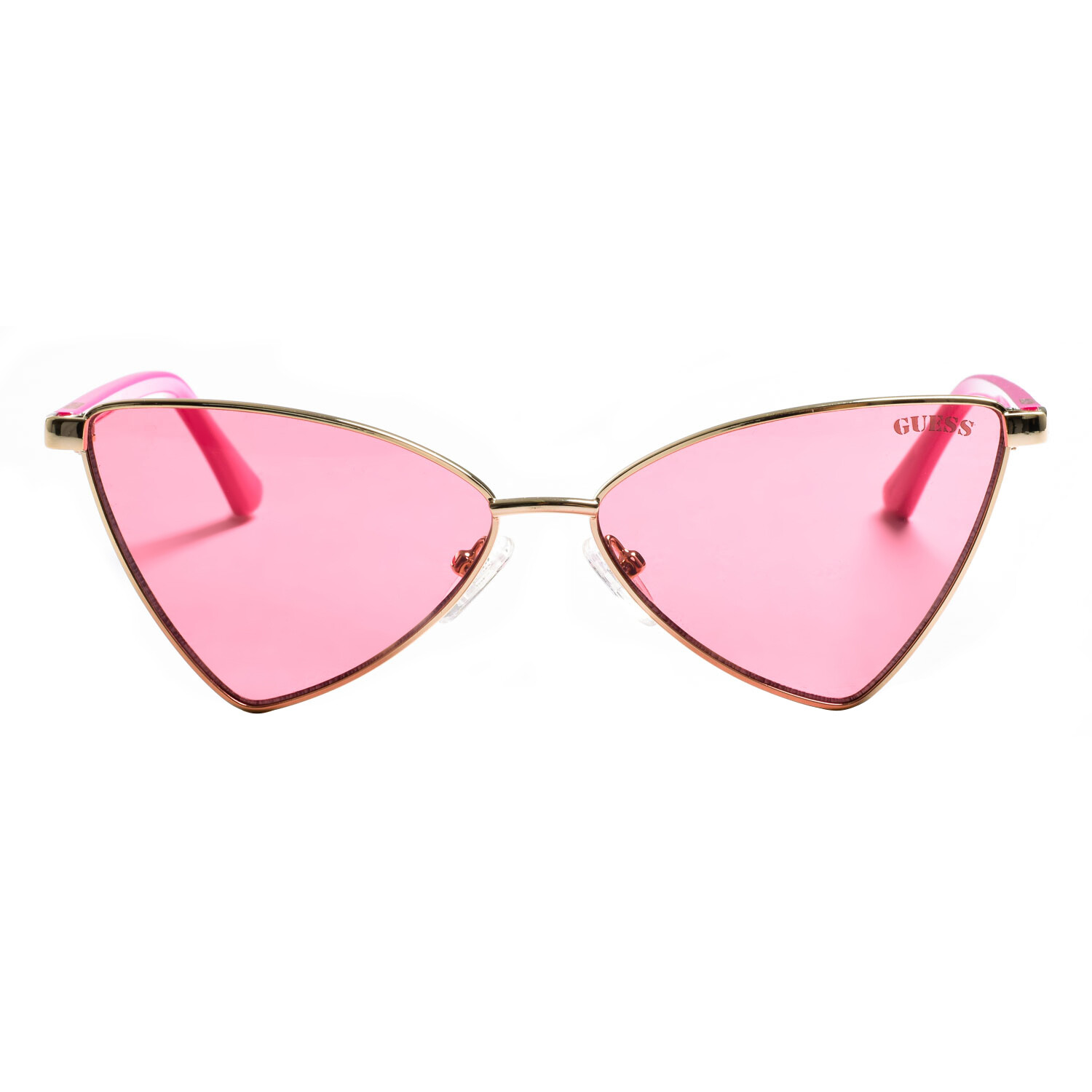 

Металлические солнцезащитные очки треугольной формы gu8286 Guess, розовый