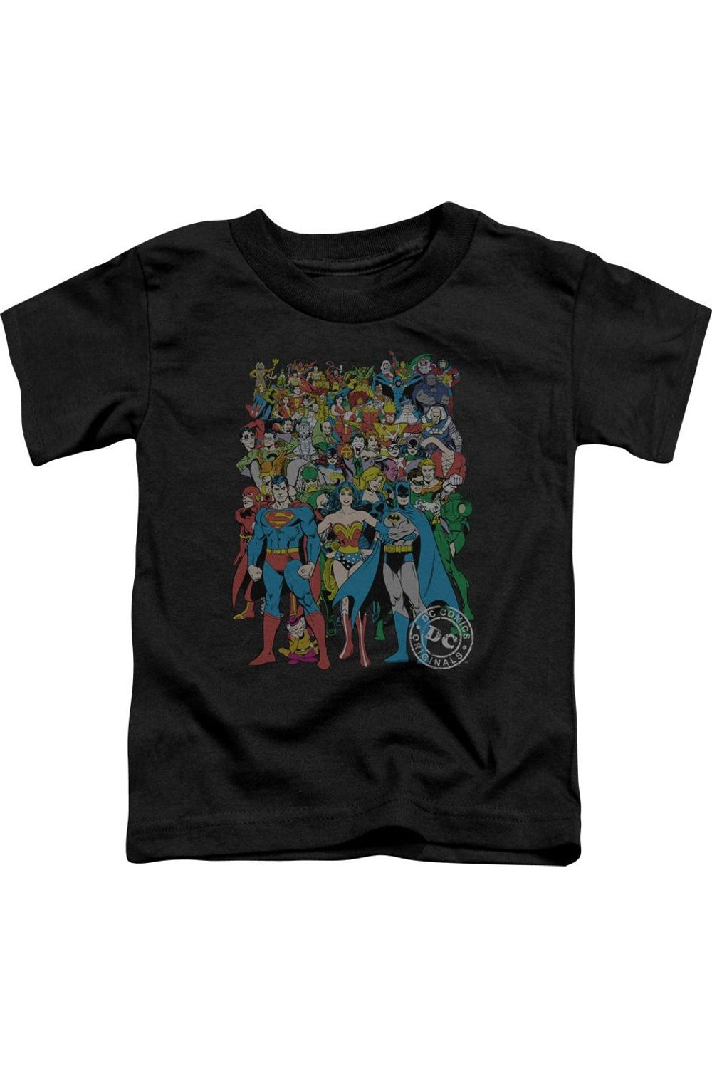 

Футболка с коротким рукавом DC Comics Original Universe для малышей Gildan, черный