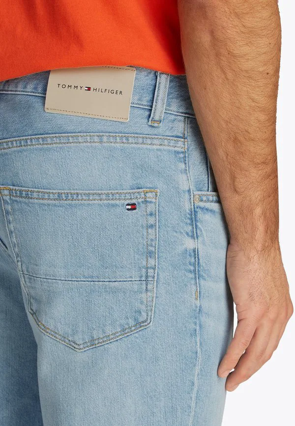 Джинсы прямого кроя denton с эффектом потертости Tommy Hilfiger, Heron Blue — фото 4