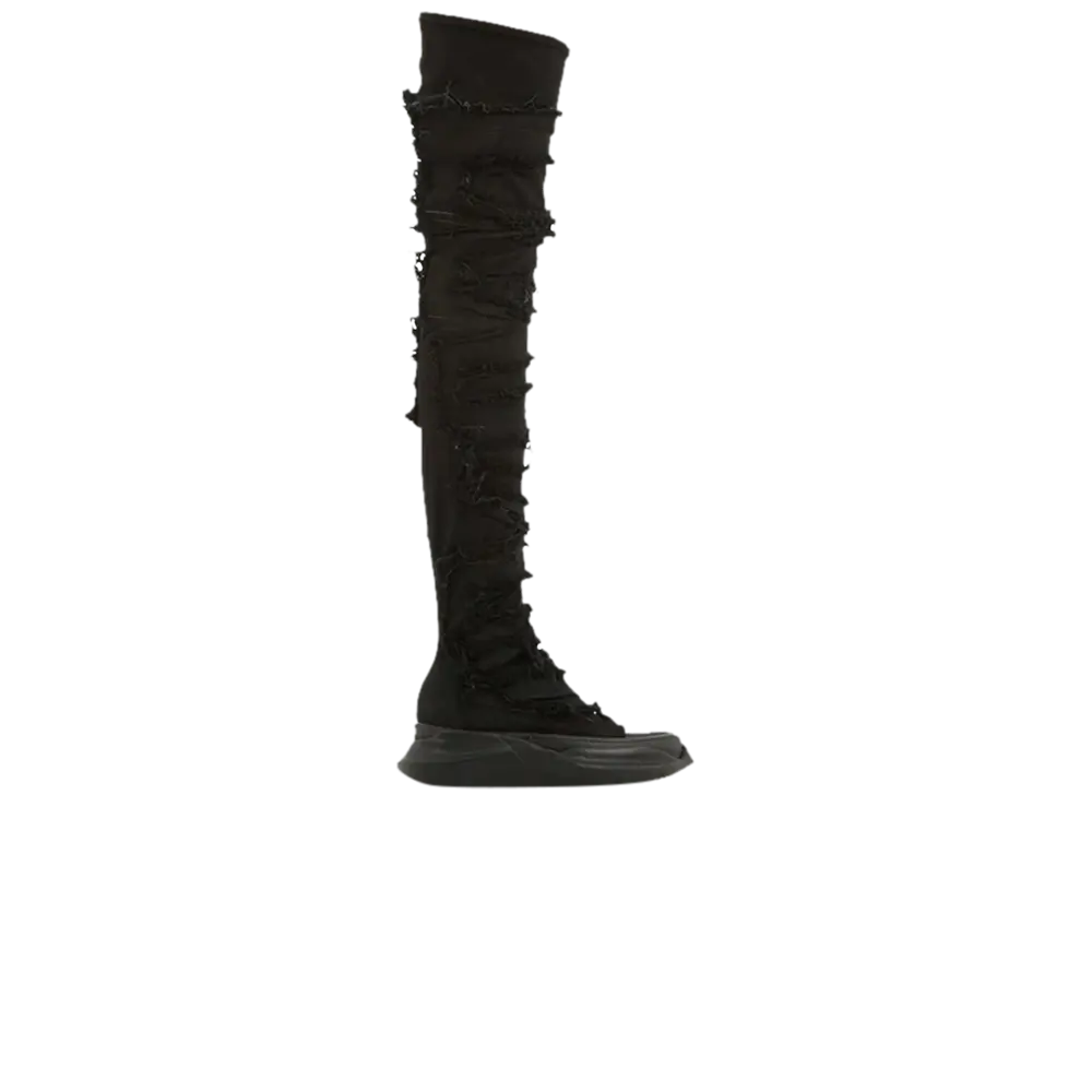 Ботинки Rick Owens Wmns DRKSHDW Gethsemane Stretch Abstract Stocking Boots, черный