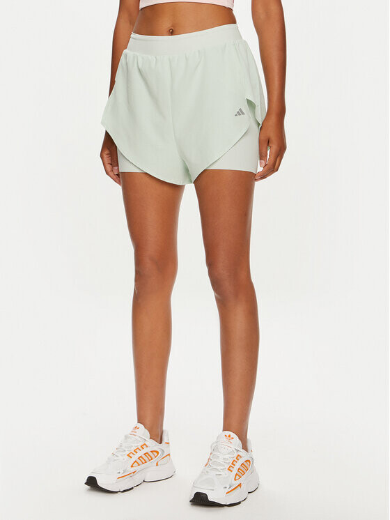 

Спортивные шорты regular fit Adidas, зеленый