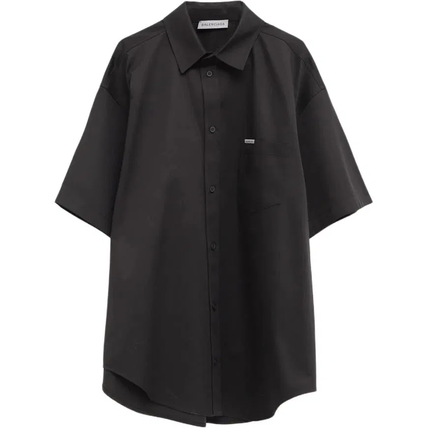 Футболка с карманом Balenciaga Black