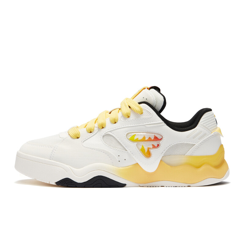 

Кроссовки FILA FUSION Kick 2.0 Skateboarding Shoes Men Low-top Snow White / Lemon Yellow, желтый