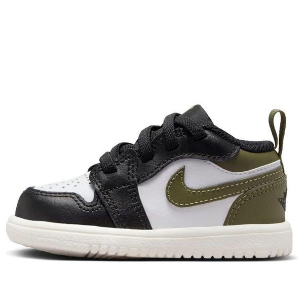 

Кроссовки 1 low alt 'black medium olive' Air Jordan, черный