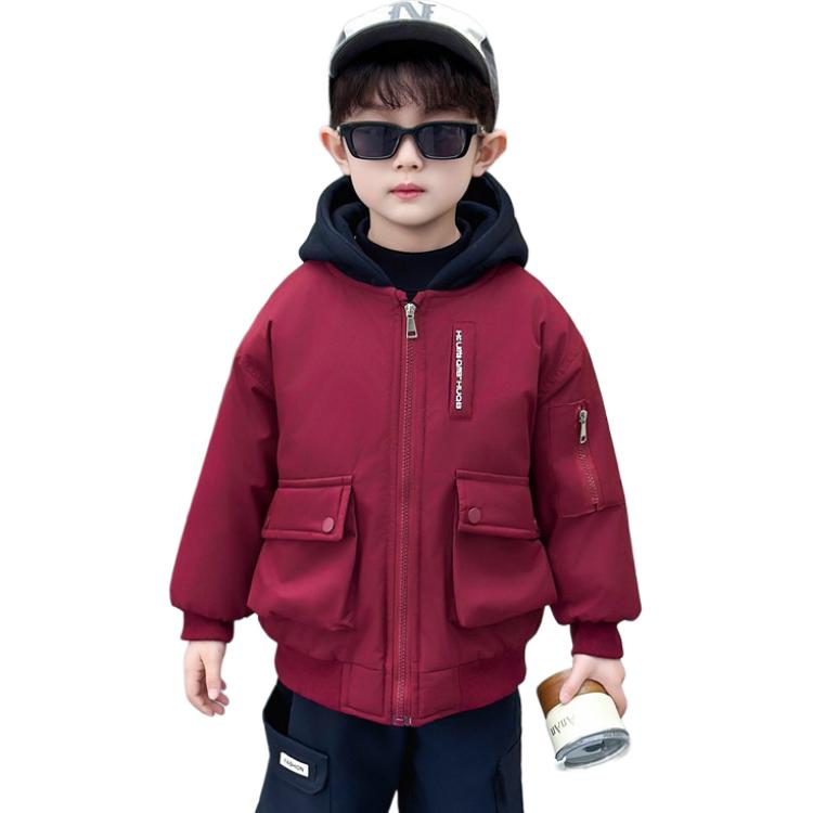 

Детская утепленная куртка с капюшоном PROTECTCAMEL, red