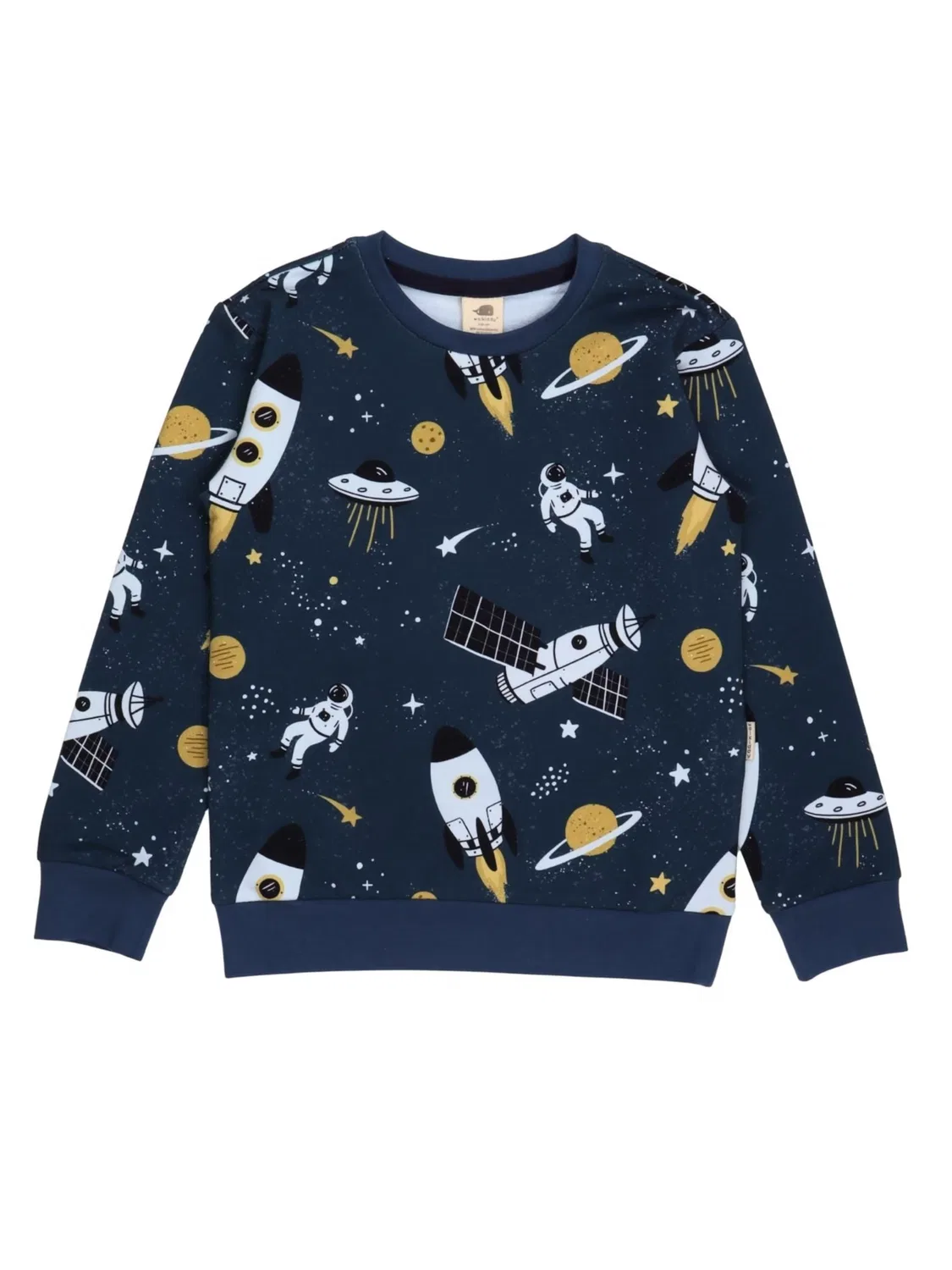 Толстовка Walkiddy Space Trip Sweatshirt темно-синего цвета