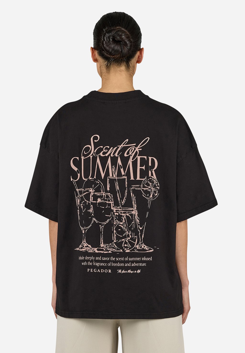 

Футболка с принтом TAPO HEAVY OVERSIZED TEE Pegador, черный