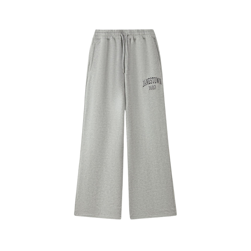 

Повседневные брюки Unisex Moderate Wide Leg SPAO, heather серый