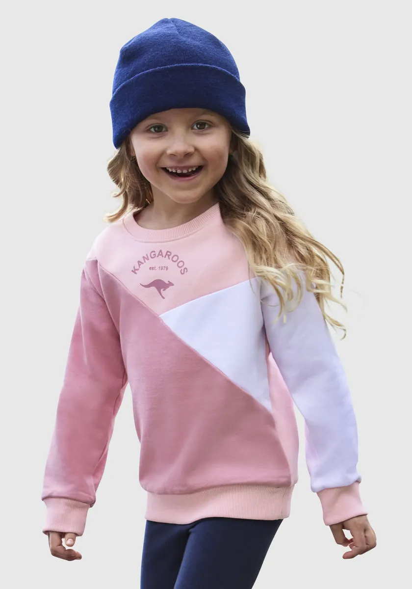 

Толстовка KangaROOS "Little Girls", широкого кроя, розовый