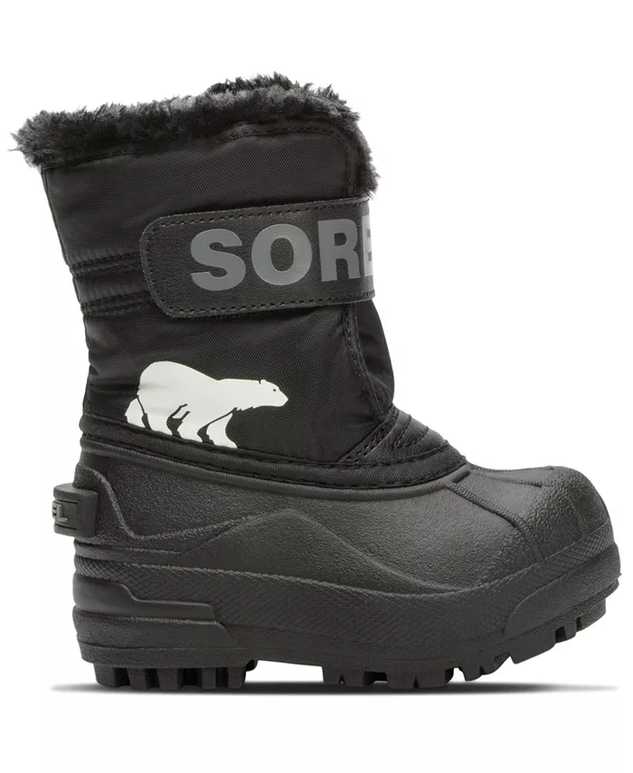 

Детские зимние сапожки Snow Commander Sorel, черный