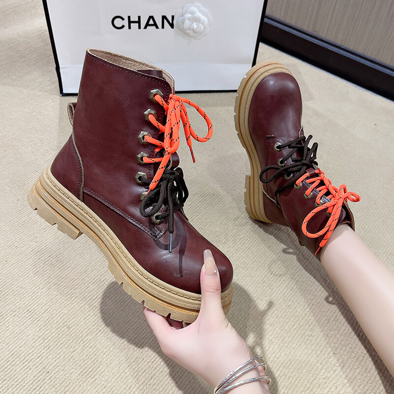 

Ботинки Martin Boot женские Cherry&Kalika, цвет Burgundy