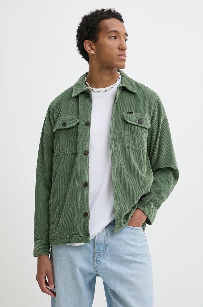 

Вельветовая рубашка Billabong Wildwood, зеленый