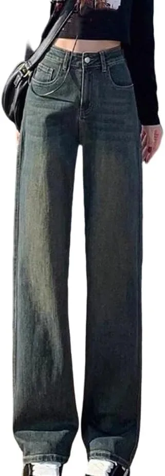 

Женские джинсы с высокой талией Vintage Wide Leg