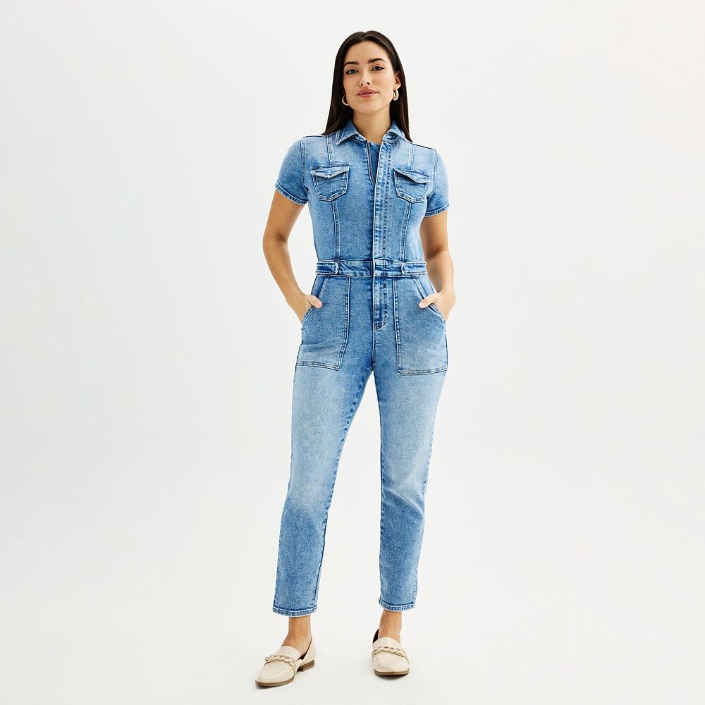 

Женский джинсовый комбинезон INTEMPO, цвет Denim