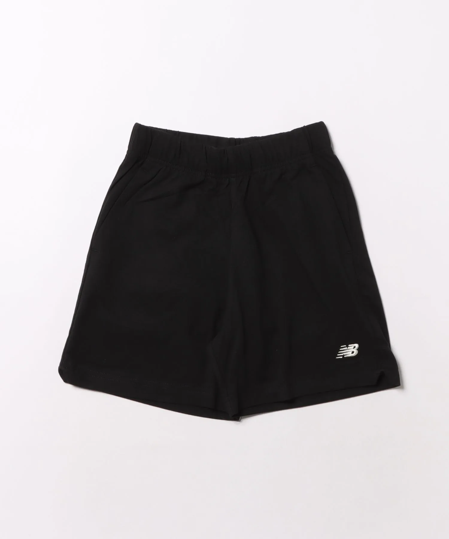 Детские шорты New Balance с логотипом чёрные